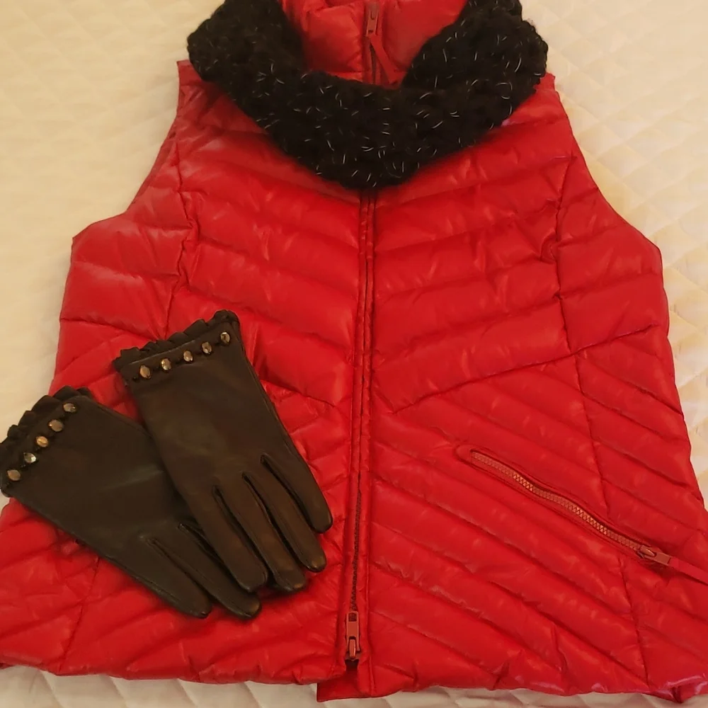 Talbots Red Vest - Picture 1 of 4